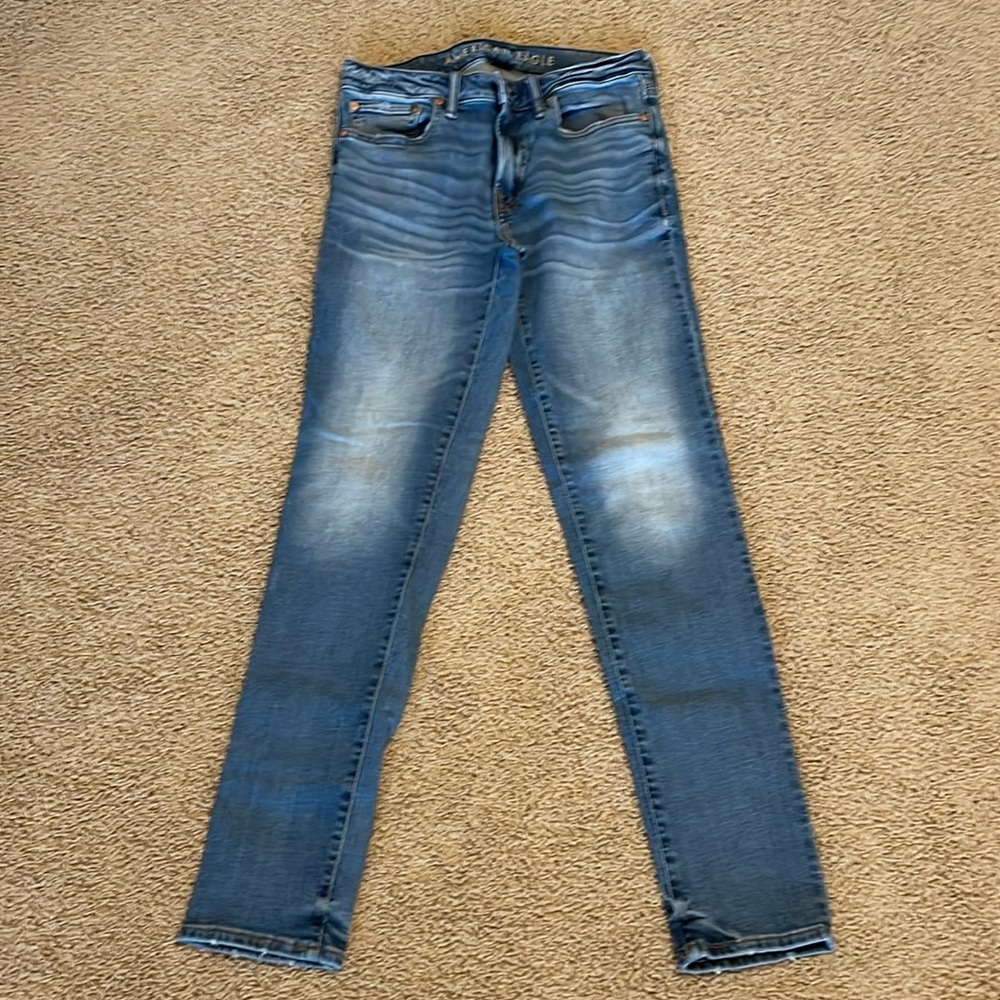 Men’s Light Wash Skinny American Eagle Jeans